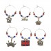 Queen's 90th Birthday Celebration 2016 Wine Glass Charms